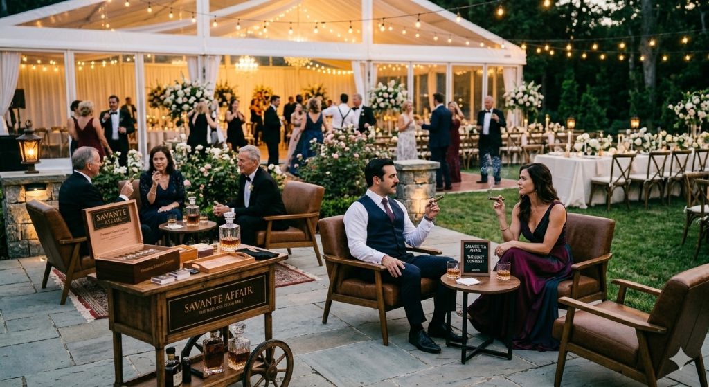 Luxury Wedding Ideas: Why a Cigar Lounge Elevates Your Reception